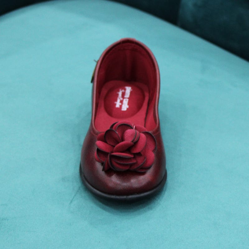 Pierre Cardin LADIES SHOES Pierre Cardin Paloma Flower Ladies Pumps Bordeaux (6590947819609)