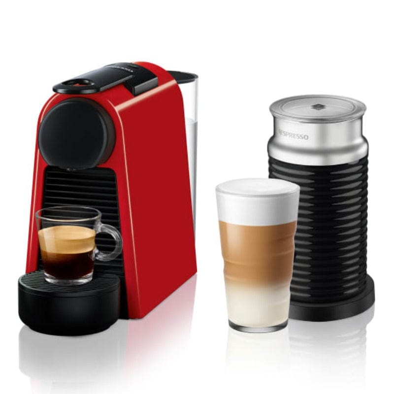 Nespresso COFFEE MACHINE Nespresso Essenza Bundle 1450W Mini Automatic Espresso Machine Red (7001406701657)