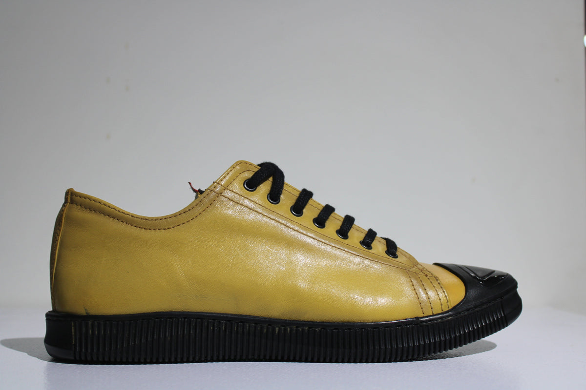 The Marcomen Casual Shoes The Marcomen Casual Leather Shoes Mustard (7492805001305)