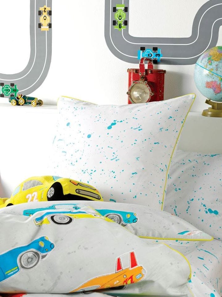 Linen House Duvet Cover Linen House Hiccups Fast lane Duvet Cover Set (4680223948889)