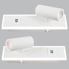MHC WORLD Wall Light WB204 Matt White (7229055959129)