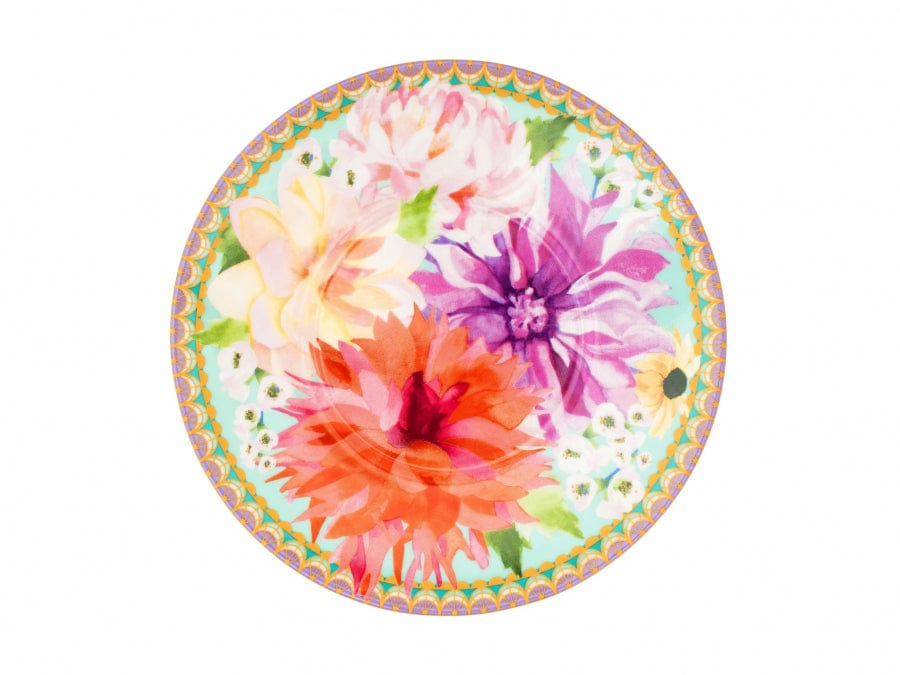 Maxwell & Williams MUGS Maxwell & Williams Dahlia Daze Cup & Saucer 240ML Sky 240ml HV0334 (7184862543961)