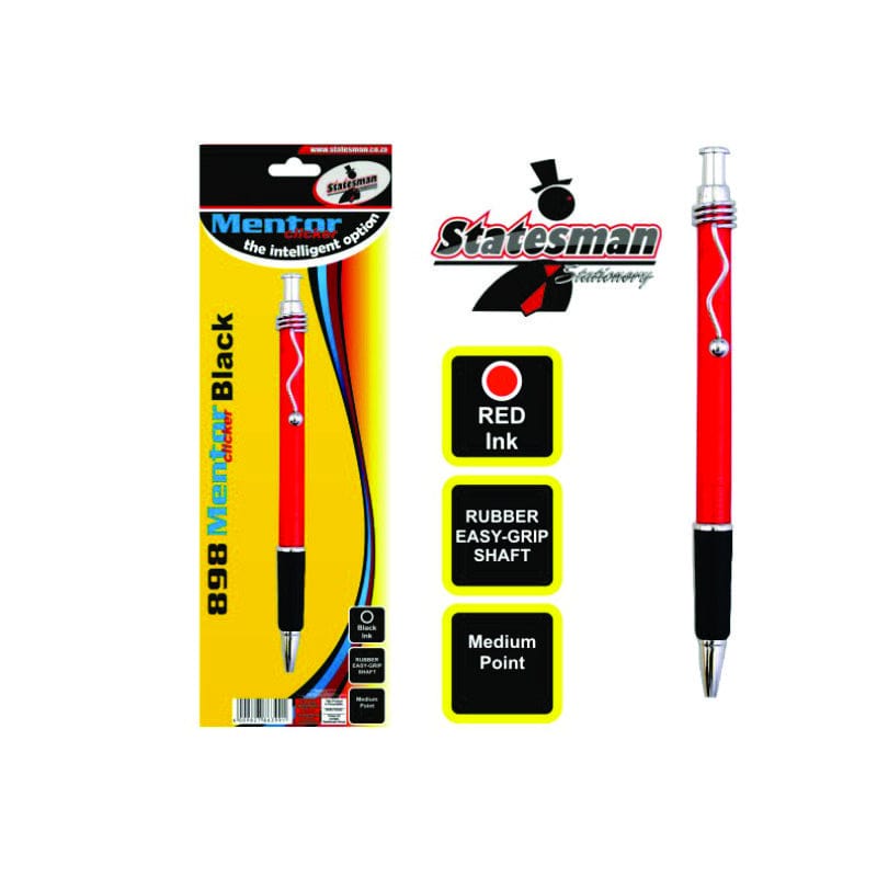 STATESMAN Tech & Office Retractable Clicker Ballpoint Mentor Pen (2061800112217)