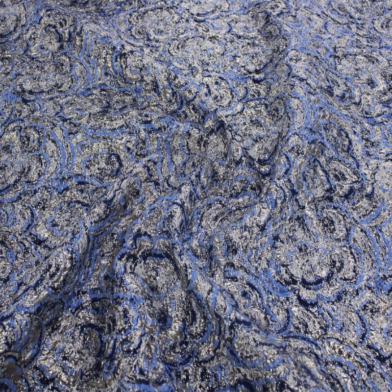 BROCADE dress fabric Brocade Floral Embossed Fabric 150cm (7199494733913)
