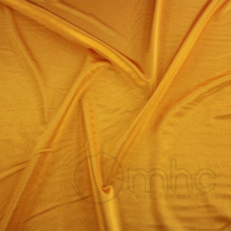 SATIN Dress Fabrics Orange Ferrogamo Satin Fabric 150cm (7175701233753)