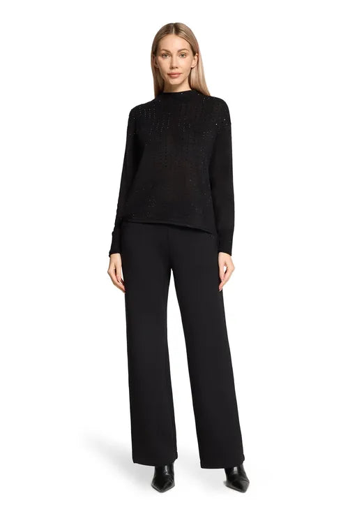 Betty Barclay Pull-on Casual Trouser-Black 6154/8065