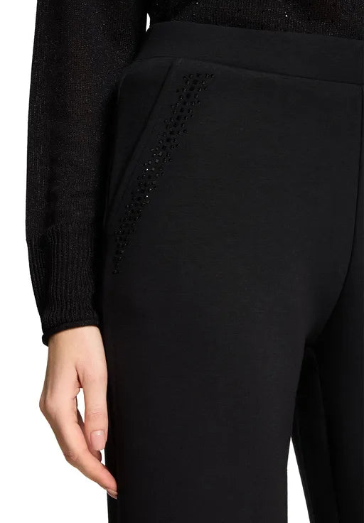 Betty Barclay Pull-on Casual Trouser-Black 6154/8065
