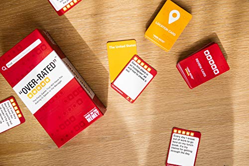 Over Rated Card Game Party & Fun Games Board Game 0163-10