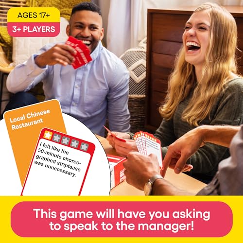 Over Rated Card Game Party & Fun Games Board Game 0163-10