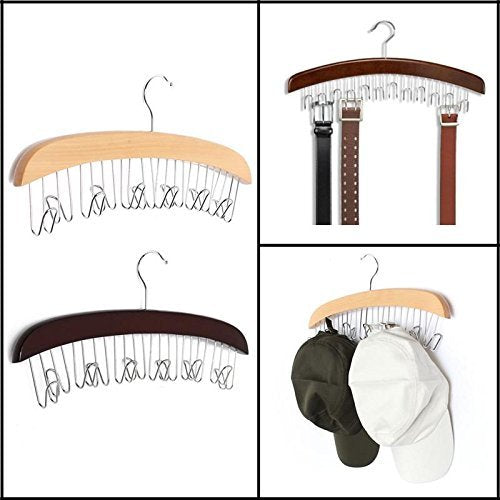 Danny Home Hook Wood Belt Hanger Natura 40cm WH016.