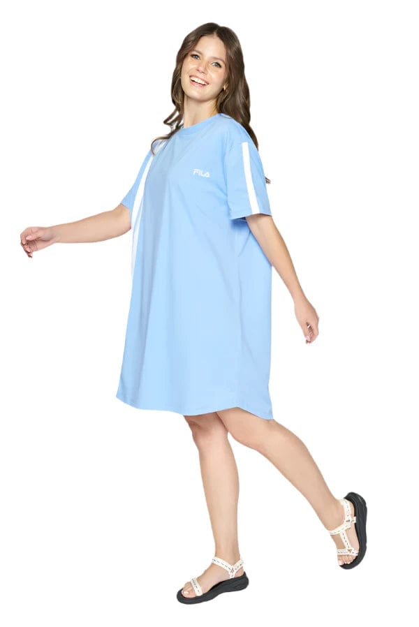 Fila T Shirt Fila Women's Maeve T-Shirt Dress Hydrangea