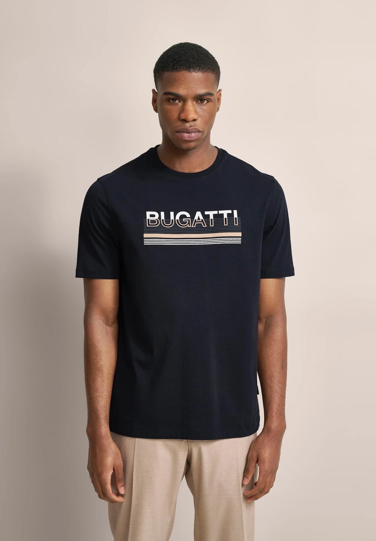 Bugatti Men's T Shirt Navy (8015878291545)