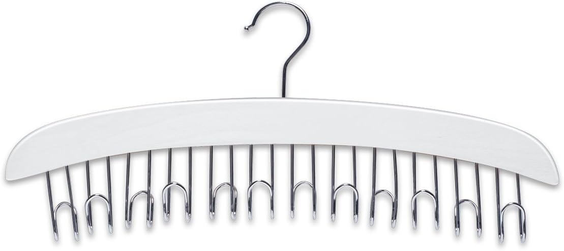 Danny Home Hook Wood Belt Hanger White 40cm WH016W.