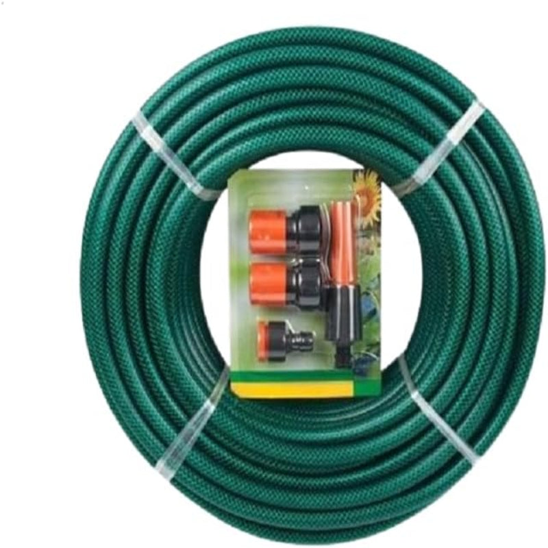 20M Green Garden Hosepipe is a flexible and durable