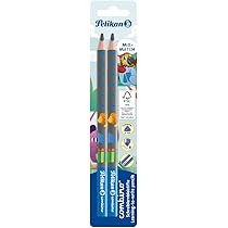Pelikan Learning To Write Pencil Combino 2/B 2 Piece Blister Blue 811187