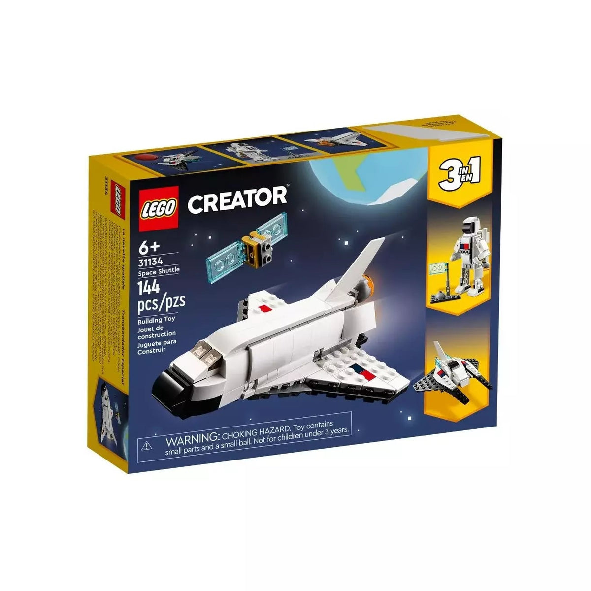 LEGO® Creator Space Shuttle Building Toy Set 144 Pieces 31134 - MHC World