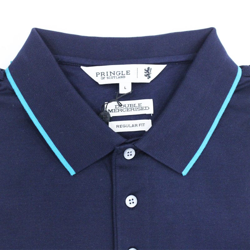 Pringle Golf T Shirt Pringle Golfer Navy MTOP1115 (7132752674905)
