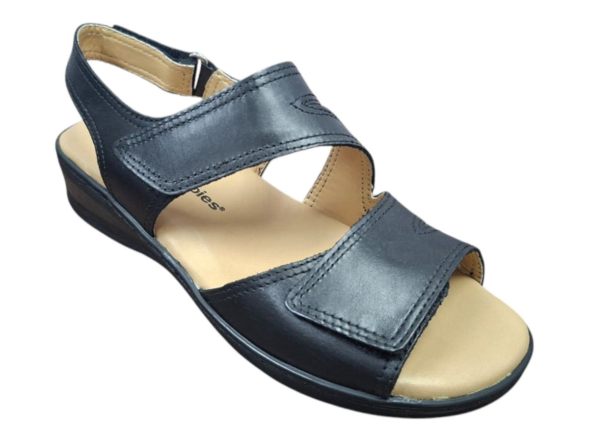 Hush Puppies  Giovanna Leather  Black