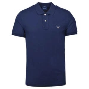 Gant S Gant Pique Original Golfer Dark Blue (7016321548377)