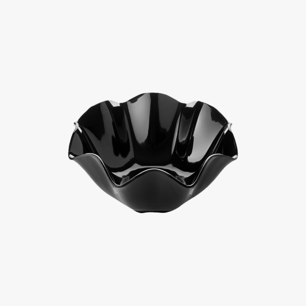 Evren Melamine Karizma Small Bowl 17x8 cm Black/Red EM-334.