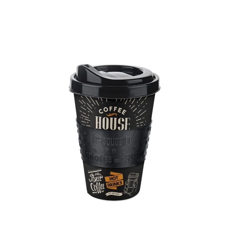 Titiz Plasticware Titiz Sleeve Coffee Cup 400ML (4768551469145)
