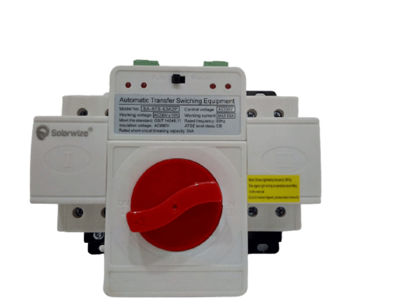 SOLARWIZE CHARGE CONTROLLER Auto Change Over Switch-4P SA-ATS-63A4P (4758050275417)
