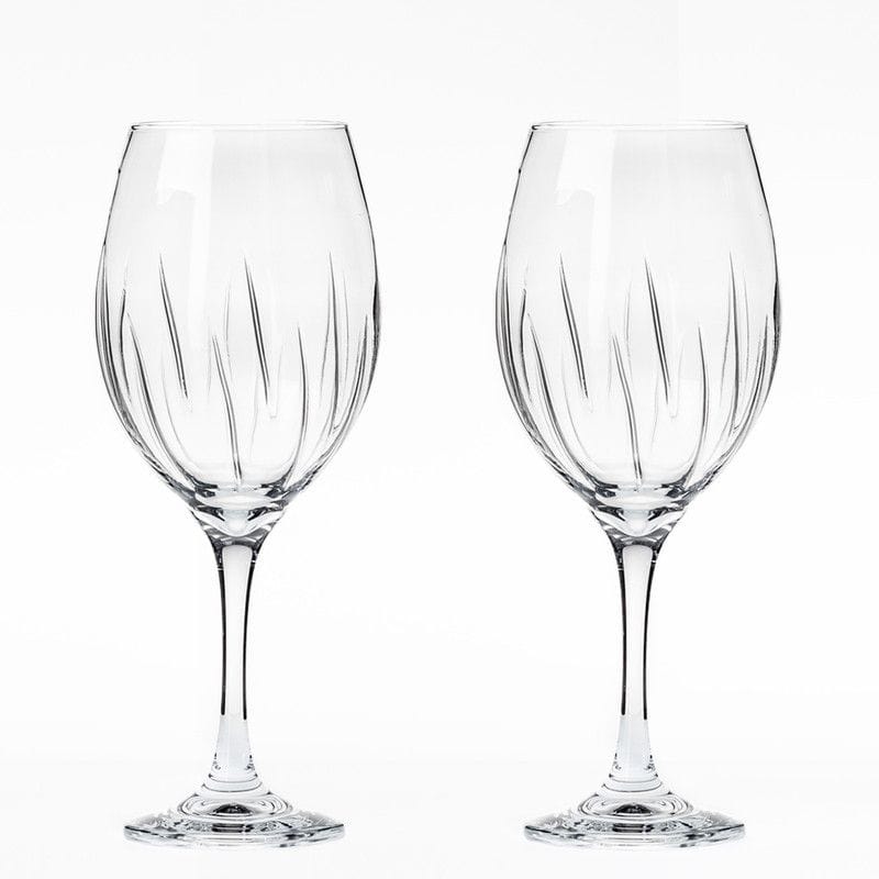 BORGONOVO CRYSTAL GLASS Borgonovo Mistral Wine Aerating Stem 700ml Set of 2 (7287723425881)