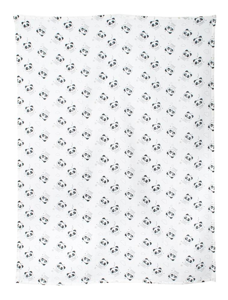 Snuggle BABY BLANKET Baby Panda Muslin Blanket 2 Pack (2099969556569)