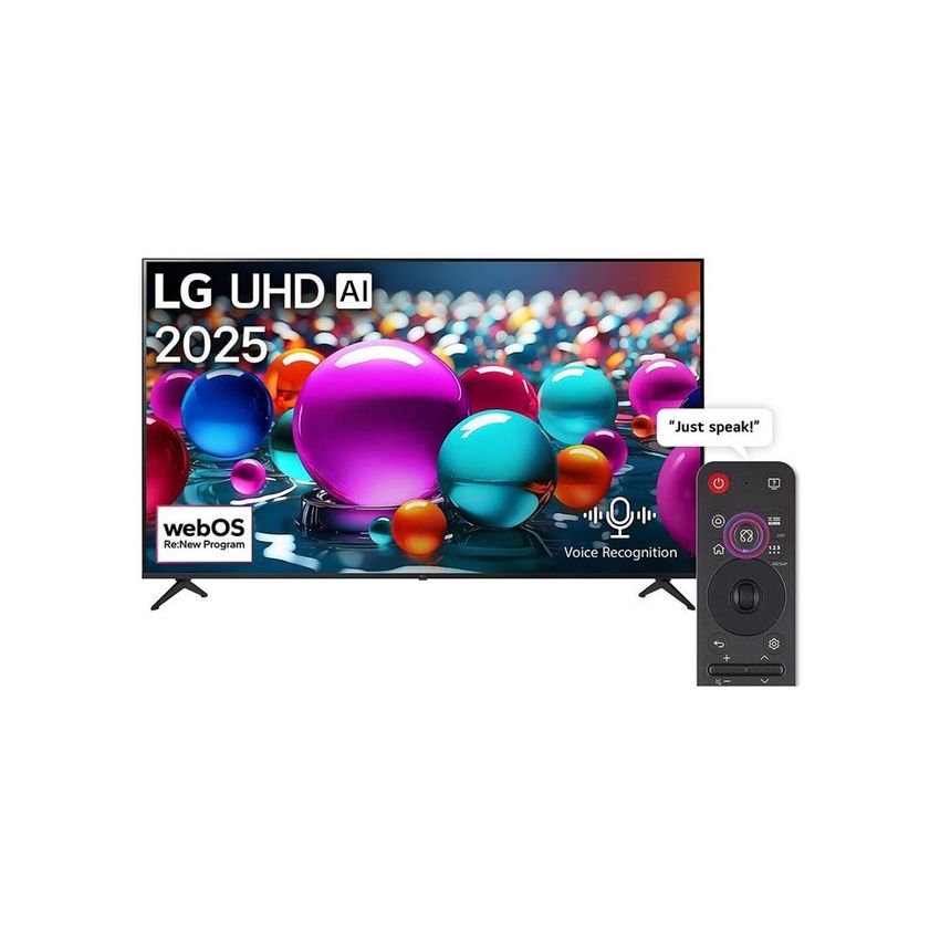 LG  86 Inch LG UHD AI UA854K Smart TV AI Magic Remote HDR10 webOS25 2025 86UA85006LA (8018747752537)