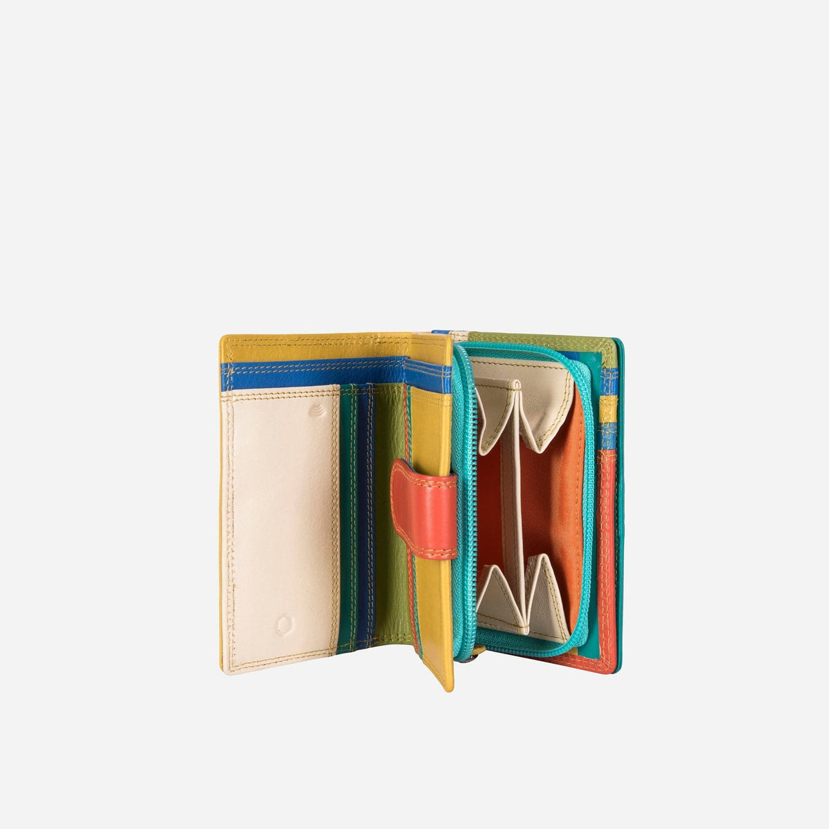 Jekyll & Hide Wallets Jekyll & Hide Caribbean Compact Ladies Purse Pacific (7266309505113)