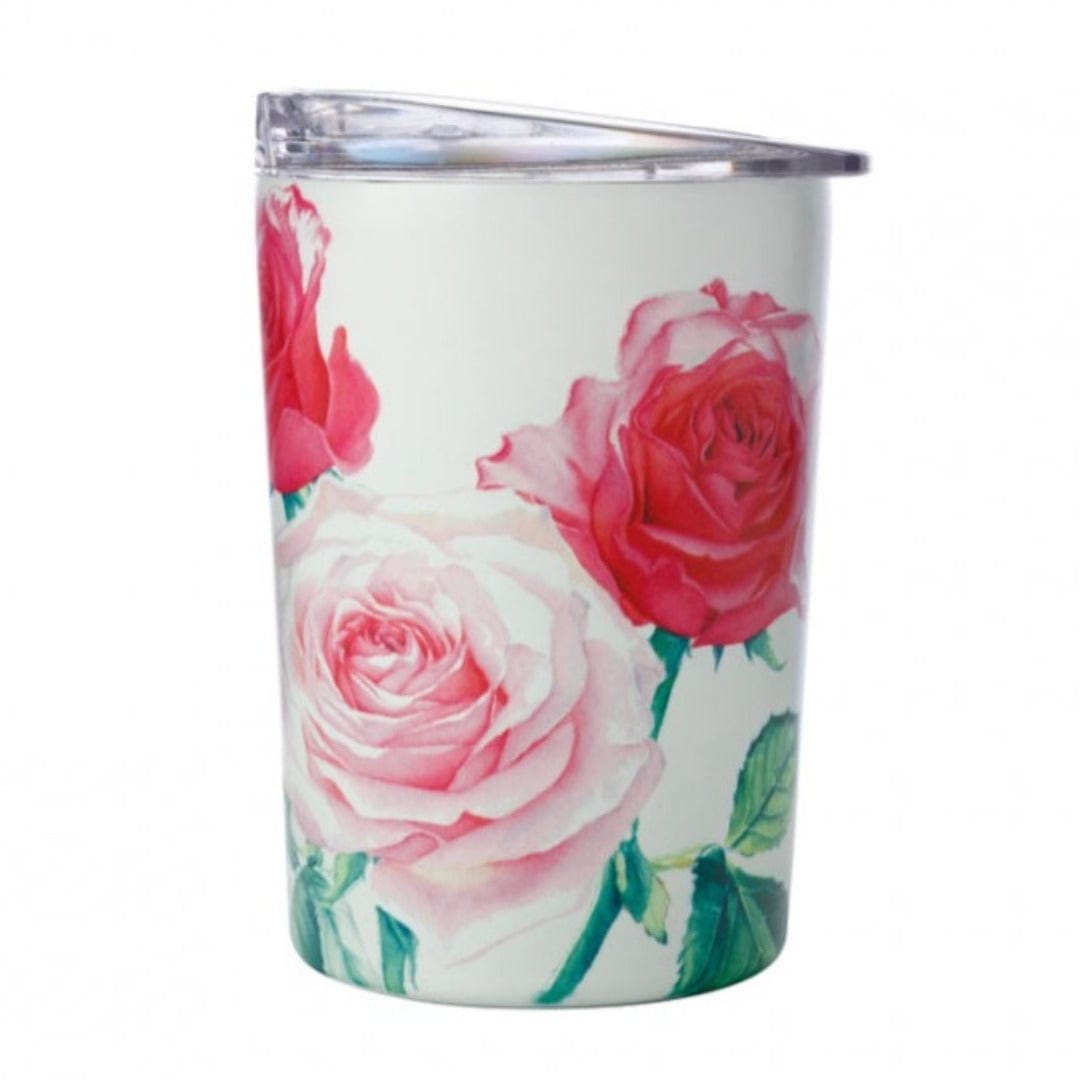 Maxwell & Williams MUG Maxwell & Williams Floriade Double Wall Insulated Cup Roses 360ml JR0151 (7149599850585)