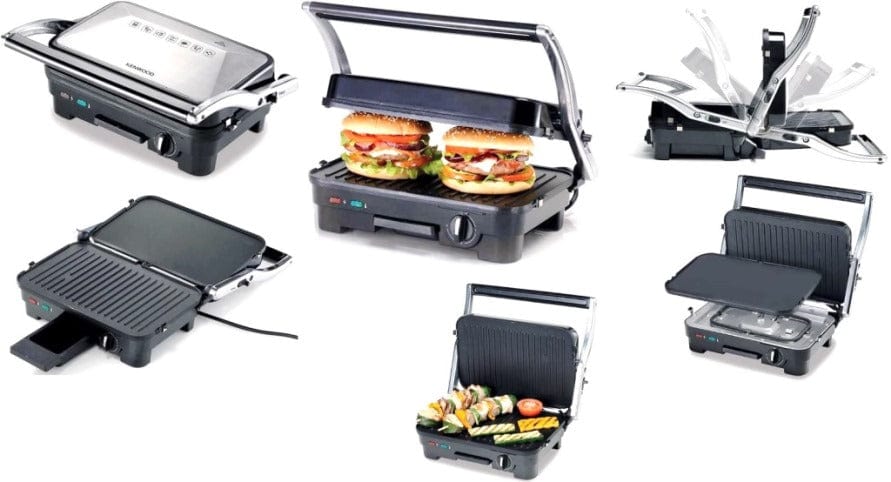 Kenwood GRILL Kenwood Panini Grill Double Face HGM50.000SI (7010126954585)