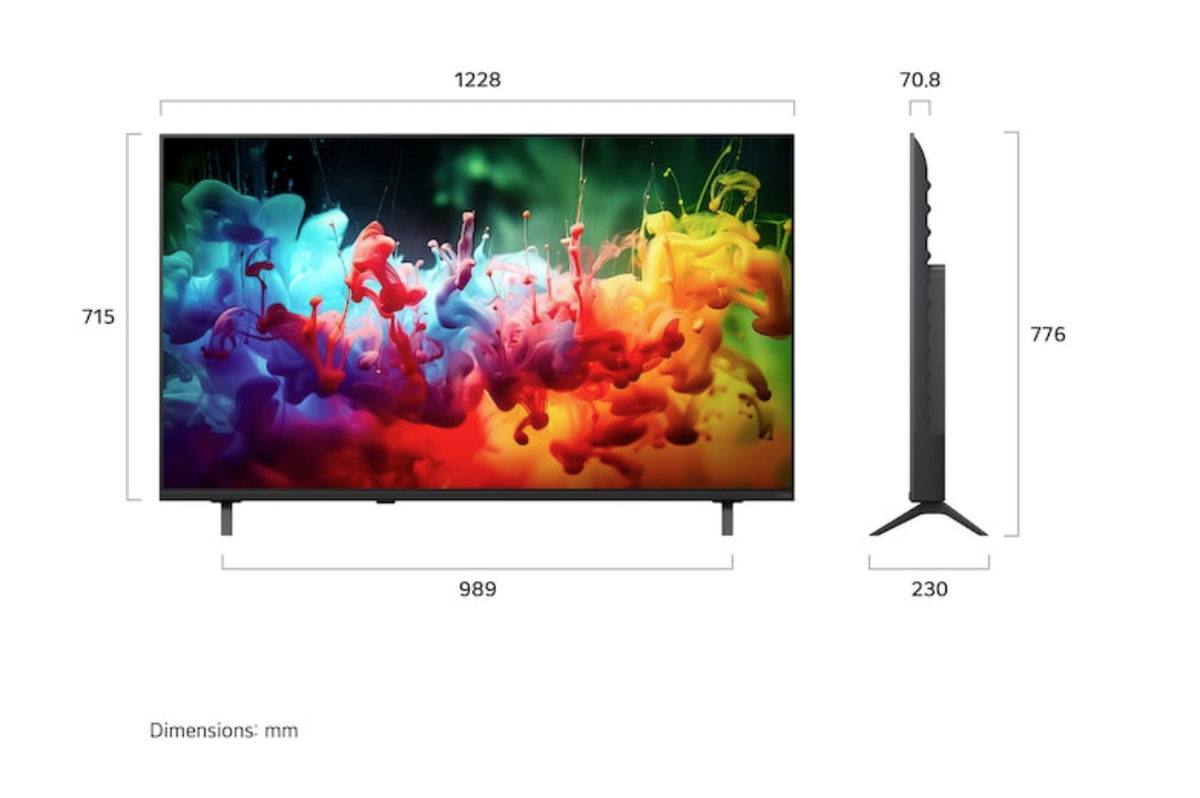 LG 55-inch QNED70 AI Mini LED 4K Smart TV 55QNED70B6T.