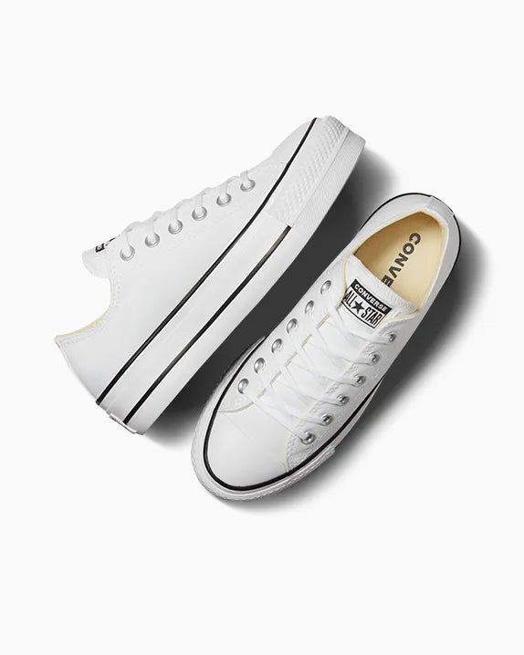 Converse White Chuck Taylor All Star Lift Platform Canvas