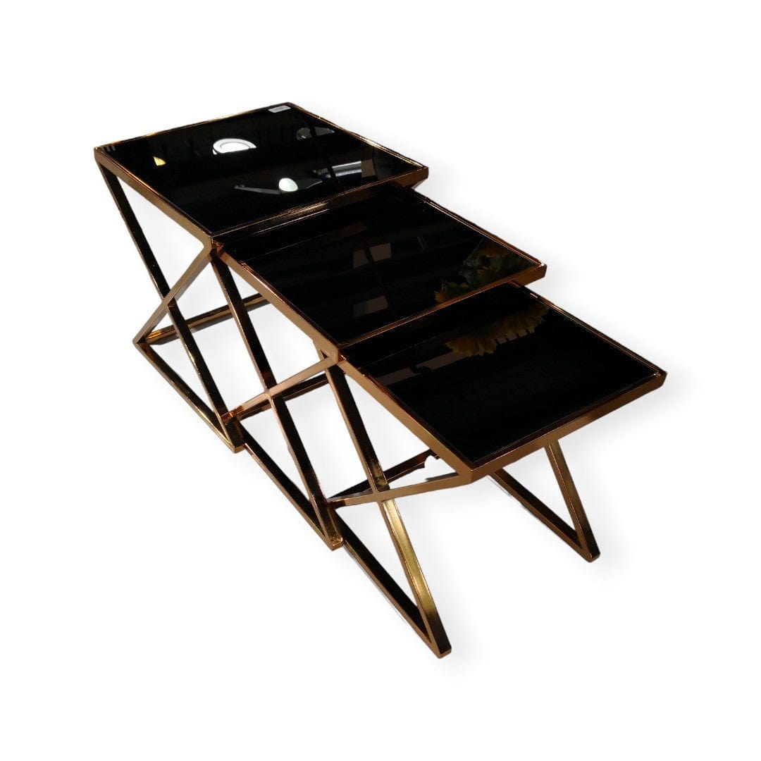 Hertex Coffee Tables 3 Piece Alessandra Nesting Table Square (7490160984153)