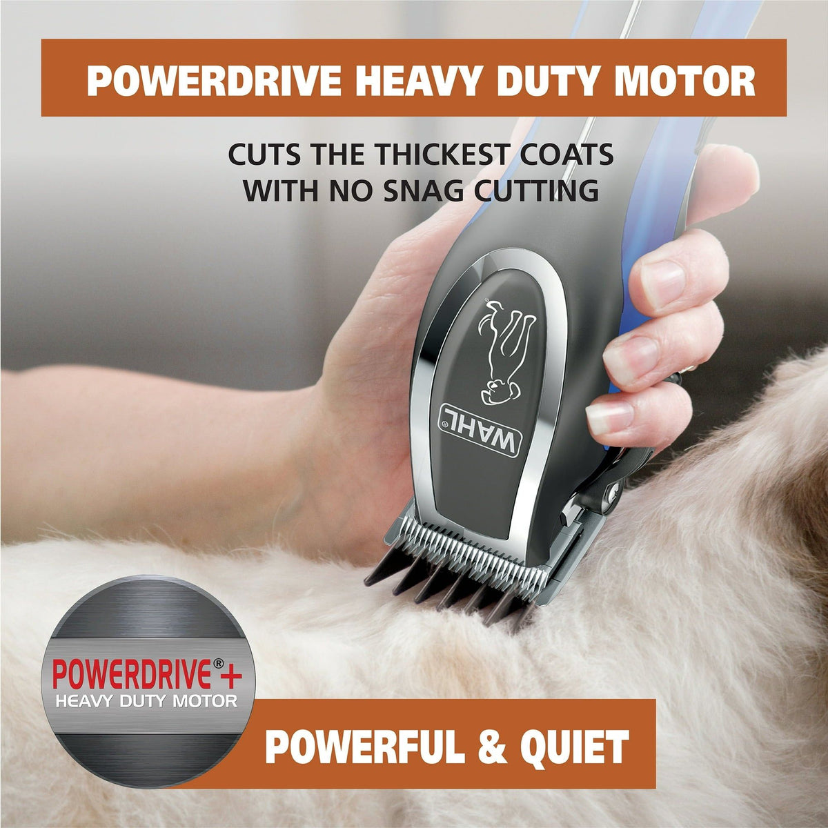 Wahl Pet-Pro Plus Corded Pet Hair Clipper Kit 8-Piece 3026759.