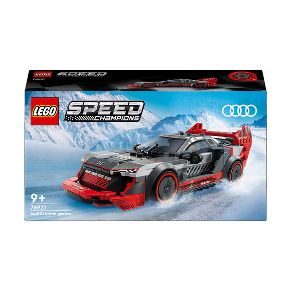 LEGO® Speed Champions Audi S1 E-tron quattro Race Car Building Toy Cars (274 Pieces) 76921