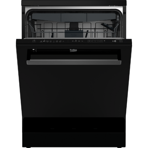 Beko Dishwasher Beko 15 Place Setting Dishwasher Black Glass BDW100 (7403065278553)
