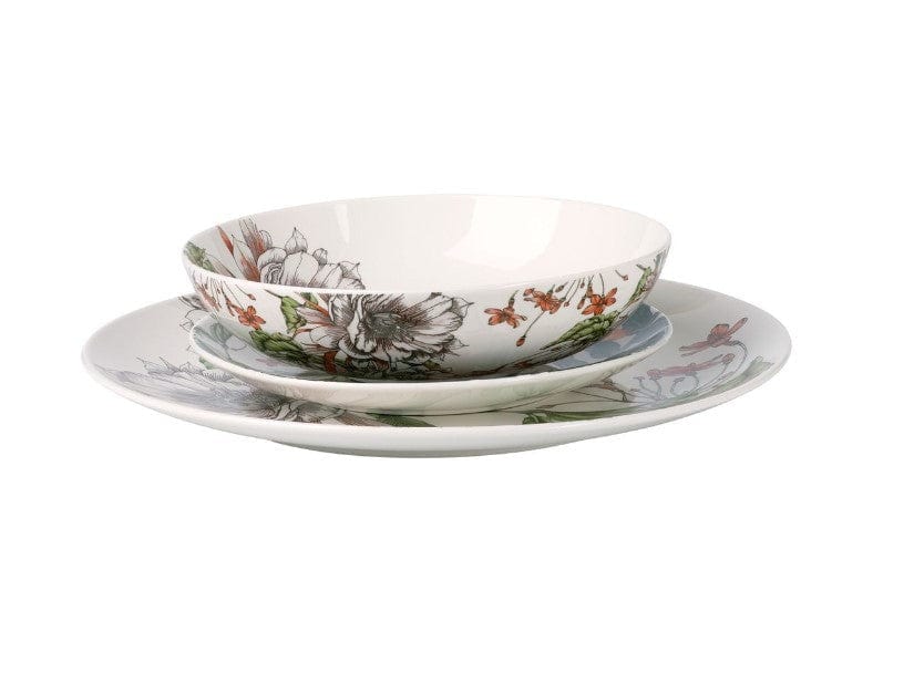 Maxwell & Williams Dinner Plate Maxwell & Williams Night Garden Coupe Dinner Set Flower 12 Piece II0093 (7150171586649)