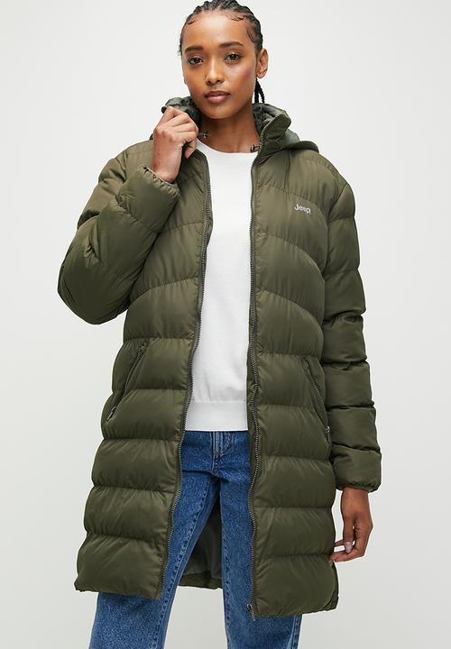 Jeep Puffer Jacket Size Extra Small Jeep Women's Longer Length Puffer Jacket (7706733871193)