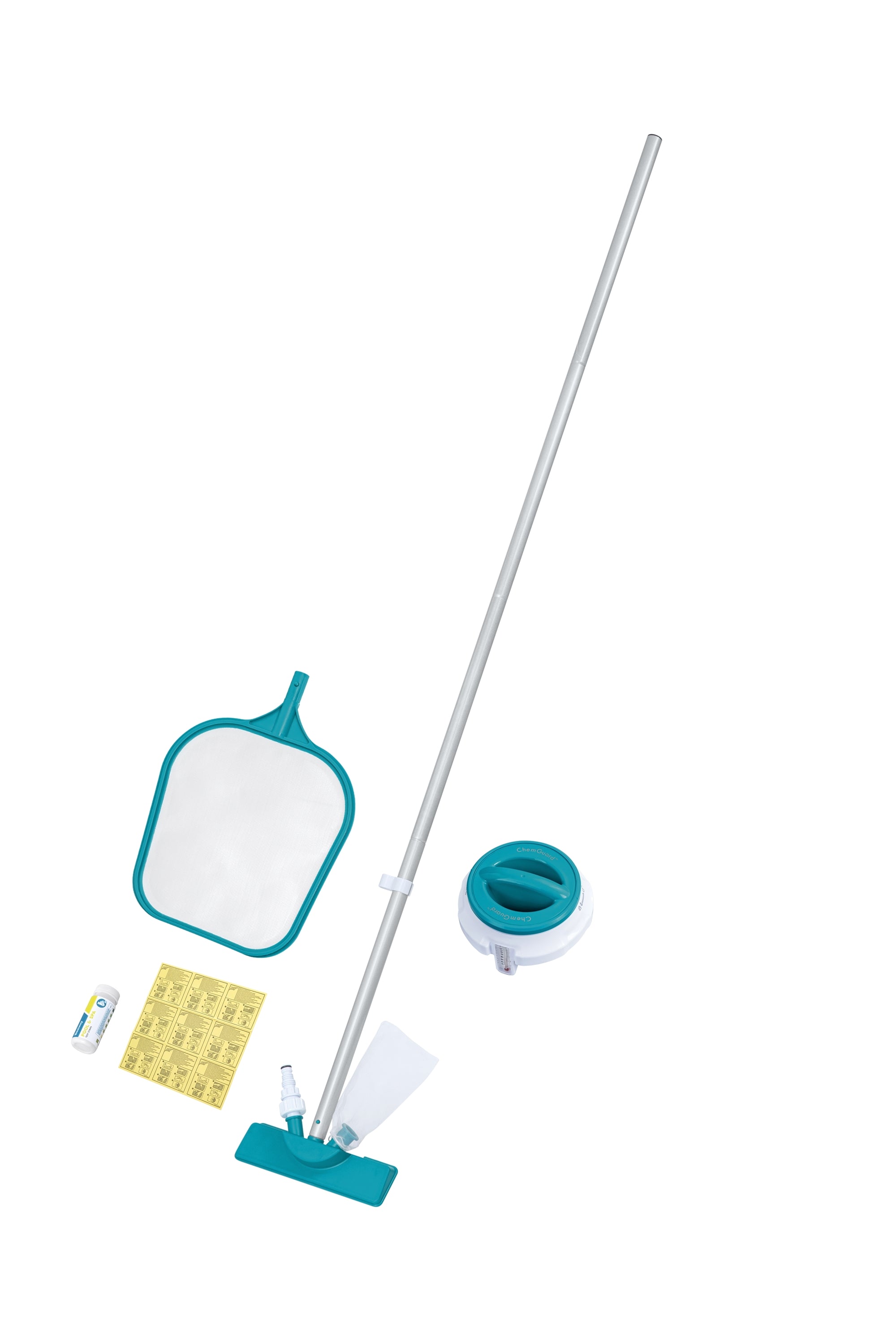 Pool Accessories Set Vacuum Maintenance Kit/Floater/Thermometer 58794