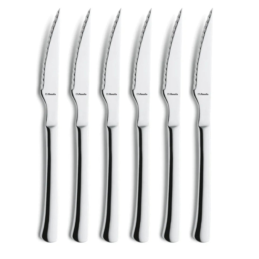 Amefa Chuletero Steak Knife 6-Pack Stainless Steel 703800BC09BR6