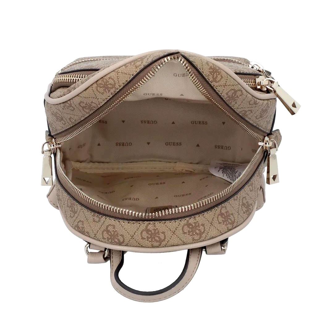 Guess Manhattan 11 Backpack Latte Logo SG711832