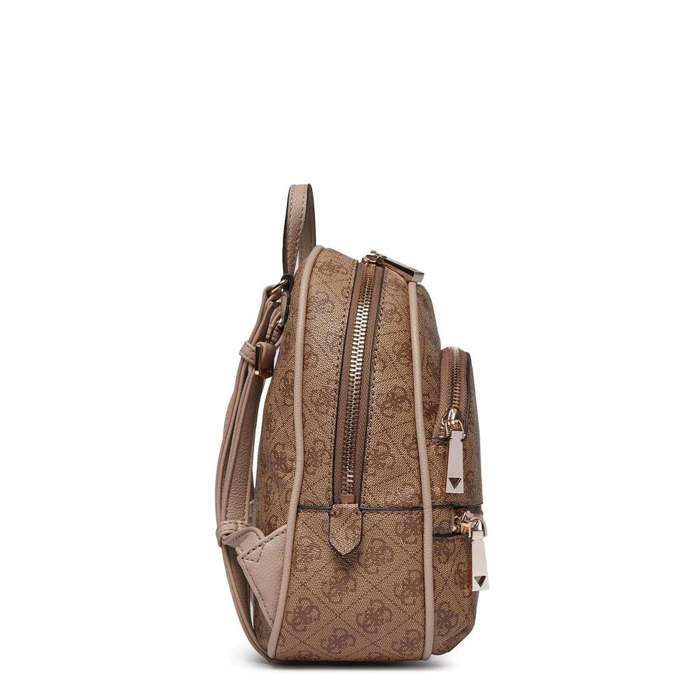 Guess Manhattan 11 Backpack Latte Logo SG711832