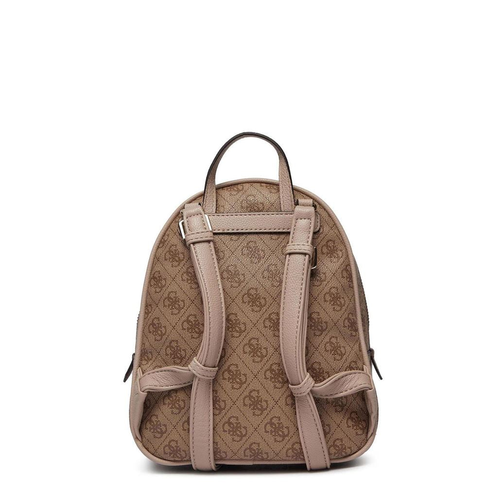 Guess Manhattan 11 Backpack Latte Logo SG711832