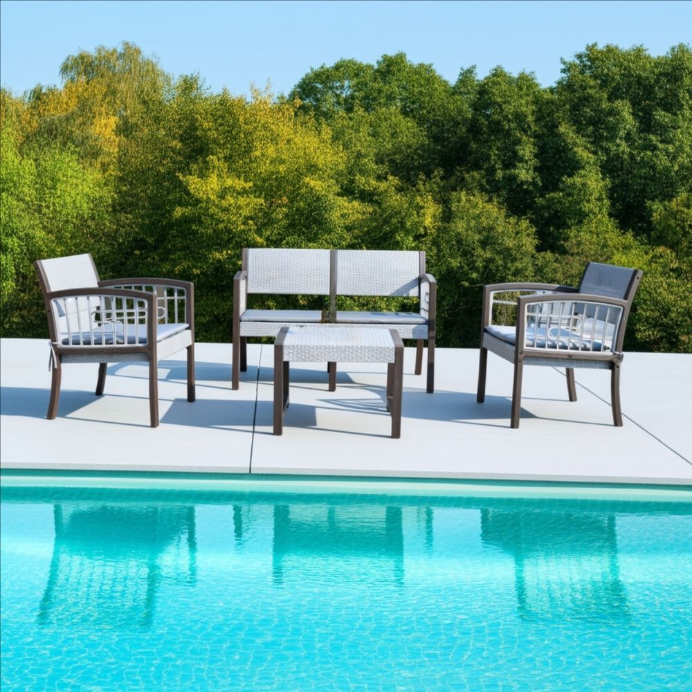 Seagull Ancona 4-Seater Patio Set SPF-ANCONA