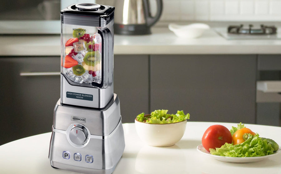 Kenwood High Power Blender with Smoothie Bottle S/Steel 1500W BLM91.640SS