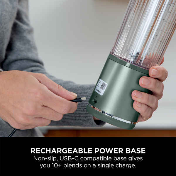 Ninja Blast Cordless Portable Blender 100W Sage Green BC151EUEM