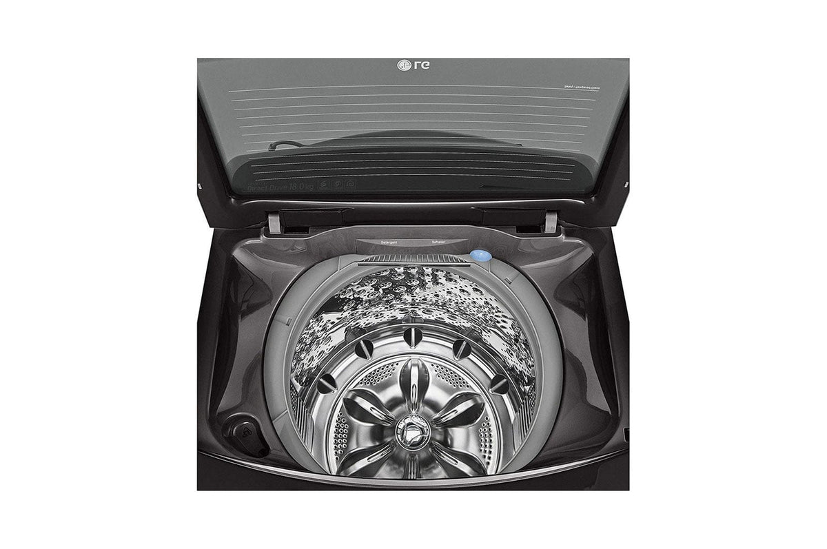 LG LG 21Kg Black Steel Top Loader Washing Machine T2193EFHSKL (4371071565913)