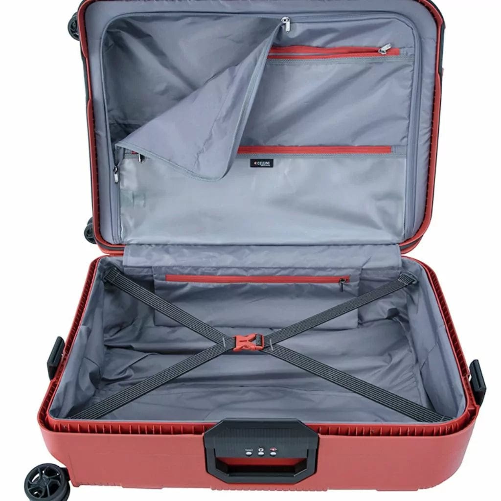 CELLINI Luggage Cellini Safetech Medium 4 Wheel Trolley Case (7408661659737)